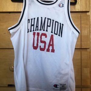 White Champion Mesh Jersey